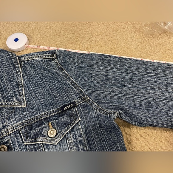 Stephen Hardy Squeeze Women's Denim Jean Jacket Button Front Size Medium - Picture 5 of 10